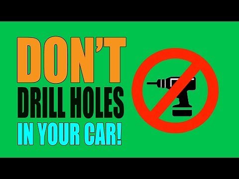 Attach your front plate without drilling holes in your car.