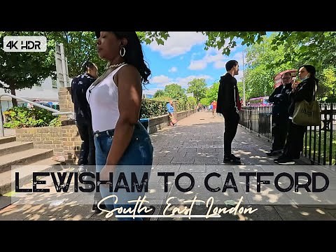 Exploring Lewisham to Catford Walk | London in 4K HDR