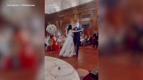WWE stars Gunther and Jinny get married
