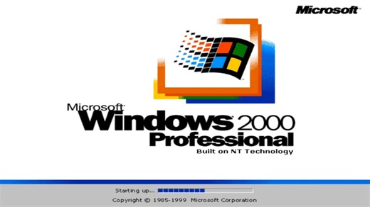 十二位数是球赛开始的时间——Windows 2000 Pro安装体验