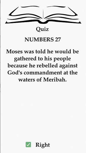 🤯 Moses' Fate Revealed! What Happened at Meribah? (Numbers 27)