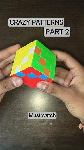 Rubik's Cube | Crazy Patterns Part 2 | #shorts #viral #rubikscube #cube #puzzle #tutorial #tips