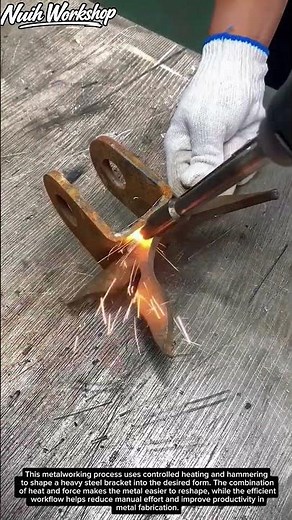Watch This Blacksmith Turn Scrap Metal Into a Precision Part! 🔥🔨
