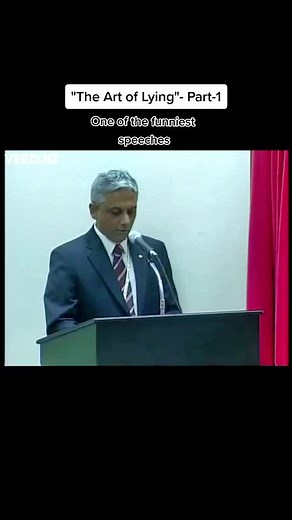 The Art of Lying: A Humorous Toastmaster Speech