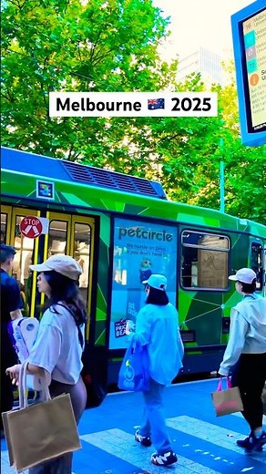 Melbourne Australia 2025, Swanston Street Tram #walkthrough #city
