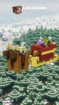 Minecraft Santa's Sleigh 🎅 #minecraft #shorts #christmas