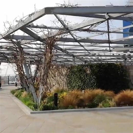 Walking in the Garden at 120 #roofgarden #londonsights #londonskyline #london
