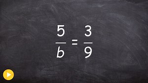 Solving a proportion using cross multiplication