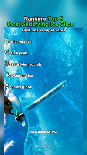 Ranking The Most Satisfying Ice Clips Ever!