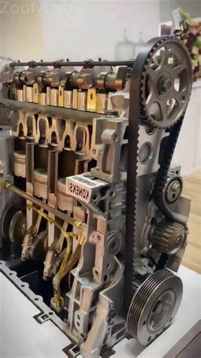 Inside a Car Engine – Amazing Cutaway Mechanism in Action🔥#Engine #CarEngine #Mechanic