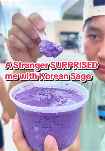 Korean Sago Review: Ube & Pineapple Sago Taste Test