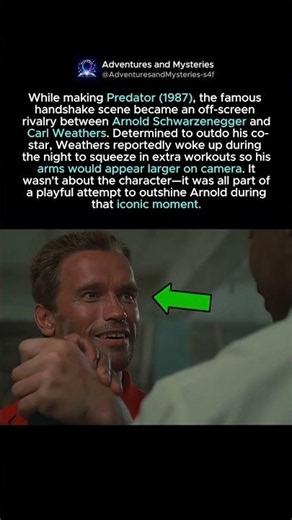 While Filming Predator (1987), Arnold Schwarzenegger and Carl Weathers Did This
