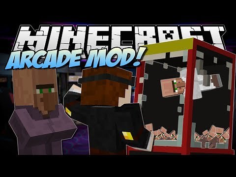 Minecraft | ARCADE MOD! (Claw Machines, Prizes & More!) | Mod Showcase