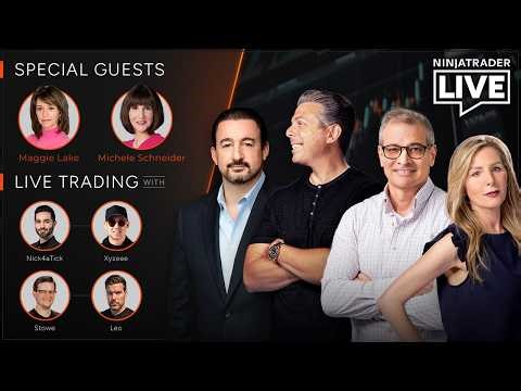 NinjaTrader Live | Trading + Analysis w/ Michele Schneider, Pharm, Nick + Xy, Stowe + Leo (3/26/26)