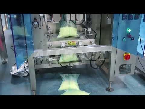 How cheese sticks packed by the vertical packing machine with multi-head feeder?