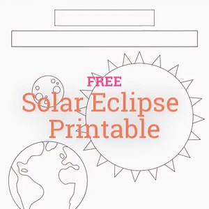 Solar Eclipse Activity Printable for Monday's eclipse! Print it here: https://printables.kidsactivitiesblog.com/solar-eclipse-science-activity-for-kids/ | Quirky Momma