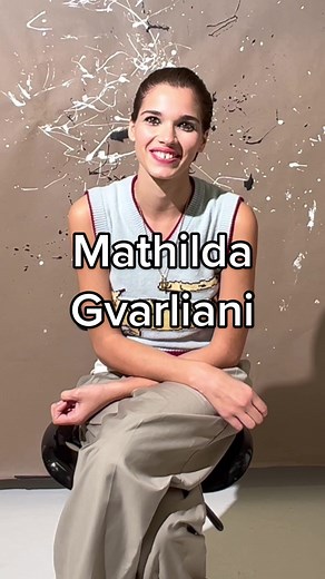 Meet Mathilda Gvarliani, the New Model of the Week | Interview Highlights