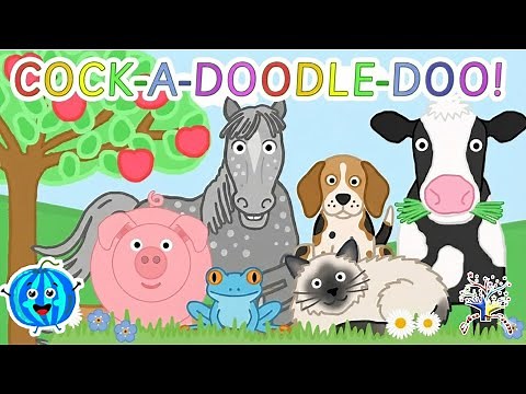 The Animal Sounds Song | Cock a doodle doo | EduFam || CC