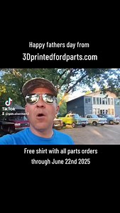 1.1K reactions · 30 shares | Any order of parts this week 15th-22nd will get a free shirt and some other goodies as we say thanks to all the dads out there raising their kids right with a love of old Ford steel. Remember to put your size in the comments section when ordering. This applies only to parts, not merch. Thank you Ford people #slickside #bumpside #dentside #bullnose #bricknose #obs #ford #fordtrucks #bronco #f100 | 3D Classic Car Parts | Facebook