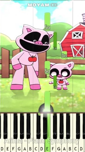 Piano PICKYPIGGY BABY POPPY PLAYTIME CHAPTER 3‪@MOYAM‬