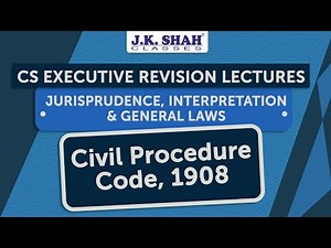Free Revision Lectures| CS Executive June'21 | Civil Procedure Code, 1908