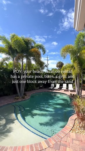 Not to be dramatic… but this might be your new favorite beach rental 😍🌴☀️ This 4 bed, 3 bath in Anna Maria—sleeps 8 and comes with a private heated pool, bikes, a gas grill, and just steps to the beach. Save this spot for your next vacation! 📍203 Periwinkle, Anna Maria Island | Mike Norman Realty on Anna Maria Island