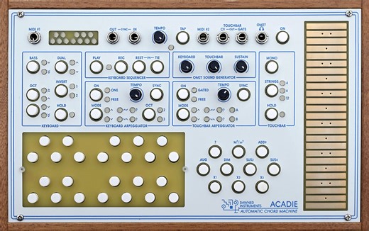 Acadie Automatic Chord Machine For Eurorack, Inspired By Omnichord OM27