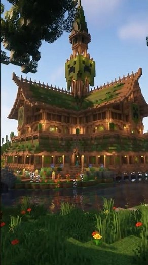 Complete Timelapse! Building our Guild Hall for Guild Rush 2025 #short #minecraft