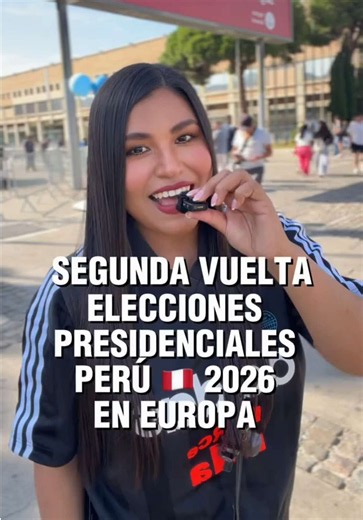 Empezó la segunda vuelta de las elecciones presidenciales Perú 2026 🇵🇪 Los peruanos en barcelona llegaron muy temprano a su local de votación en barcelona ejercer su derecho al voto. #perú #Peru #barcelona #peruanos #peruana Peruanos en españa votaron en la segunda vuelta Perú 2026