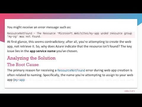 Solving the ResourceNotFound Error When Creating a Web App with Azure CLI
