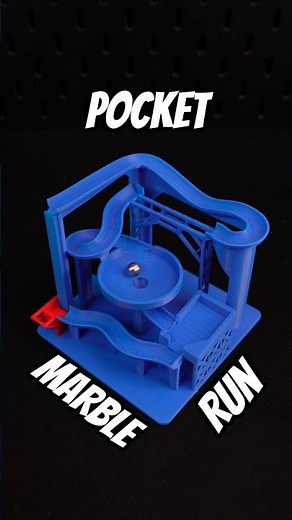 3D Printed – mini marble machine #3dprinting #howto