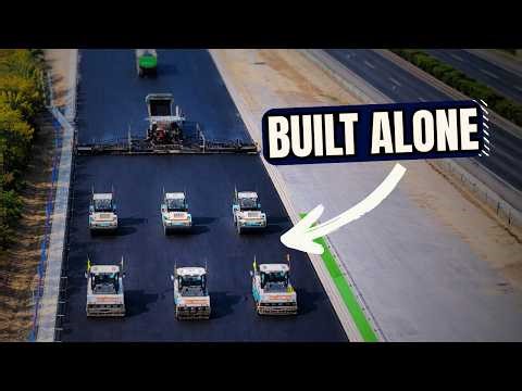 INSIDE China's System That Built 157km of Highway Without Human Workers