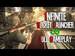 INFINITE ROCKET LAUNCHER ONLY - FULL GAMEPLAY - Resident Evil 4 HD Project