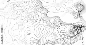 futuristic lines tech motion background. dynamic abstract line waving loop line. wave line pattern moving over background 4K background loop