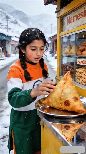 Magical samosa surprise delights grandma with adorable baby 🥚😊 #ai #baby #kindness