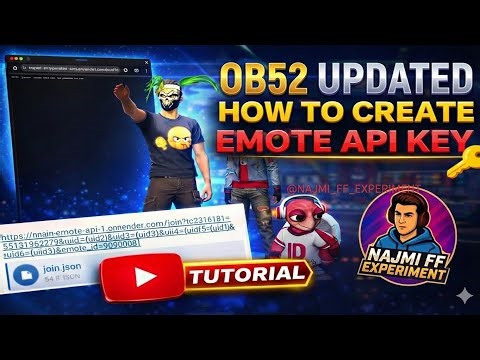 ✨ Emote API Key Kaise Banaye | Emote Website API Tutorial 🔑 | How to create Emote API