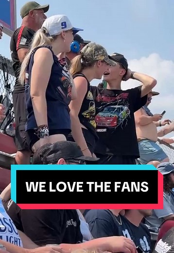 NASCAR Kid's Heartwarming Moment with Fans