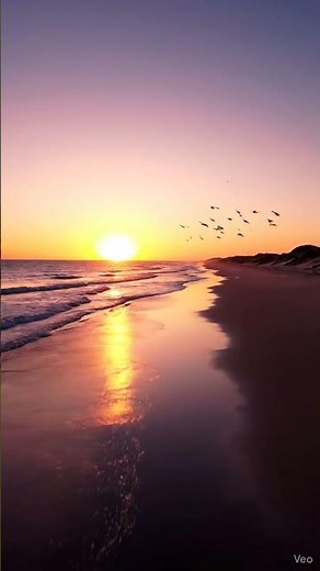 Ultra Cinematic Drone Sunset Beach Shot | 4K Nature Aesthetic | No People, Pure Vibes