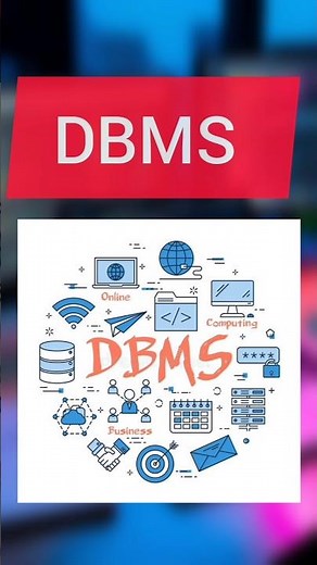 What is DBMS? Easy explanation with real life example👍🙂💻 #csstudent #dbms #education