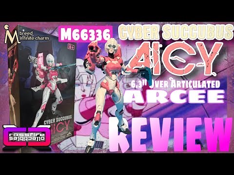 cXc Cyber Succubus AICY M66336 6.3” Over Articulated KO Flame Toys ARCEE Model Kit Review