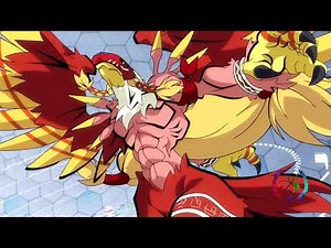 Digimon Tri Biyomon Warp Digivolve