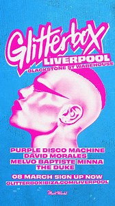 4.7K views · 38 reactions |  Glitterbox Liverpool sign ups exceeding capacity! Last chance to sign up before tickets are released! Secure your spot - https://drop.cobrand.com/d/Glitterbox/GlitterboxLiverpool Tickets drop tomorrow ⬇️ 헣헿헲-혀헮헹헲: ퟭퟬ헮헺 헚헠헧 헧헵혂헿혀헱헮혆 ퟵ혁헵 헝헮헻혂헮헿혆 헚헲헻-혀헮헹헲: ퟭퟮ헽헺 헚헠헧 헧헵혂헿혀헱헮혆 ퟵ혁헵 헝헮헻혂헮헿혆 | Glitterbox | Facebook