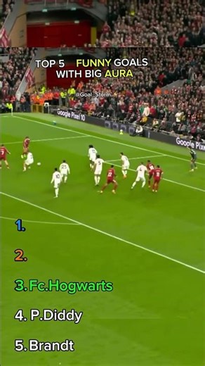 Top 5 Funny Goals With Aura #footballshorts #viralshorts