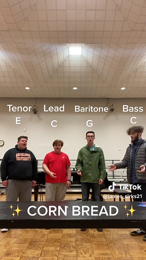Spicy Cornbread Acapella Quartet Singing Performance