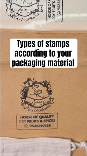 Custom logo stamps for every surface | stamps for your business packaging materials
