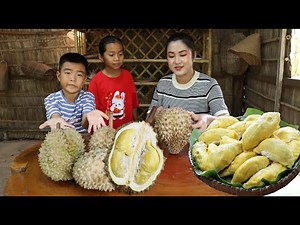Durian fruit season at my place - Yummy Durian fruit recipe - Cook and eat