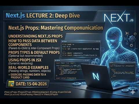 Next.js Props Explained | Lecture 2: Passing Data Between Components