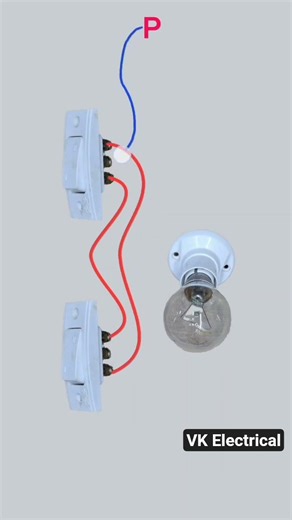 📌 Two way switch connection diagram
