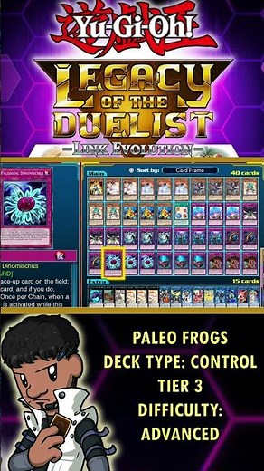 Yu-Gi-Oh! BEST! Paelo Frogs Deck Profile - Legacy of the Duelist: Link Evolution