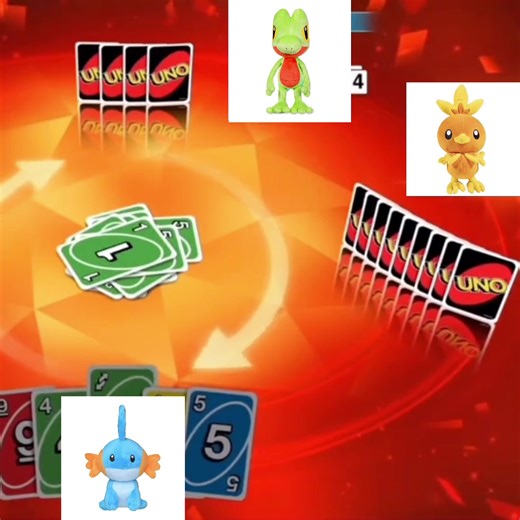 Uno really gets that serious #CapCut #mudkip #pokemon #fyp #uno